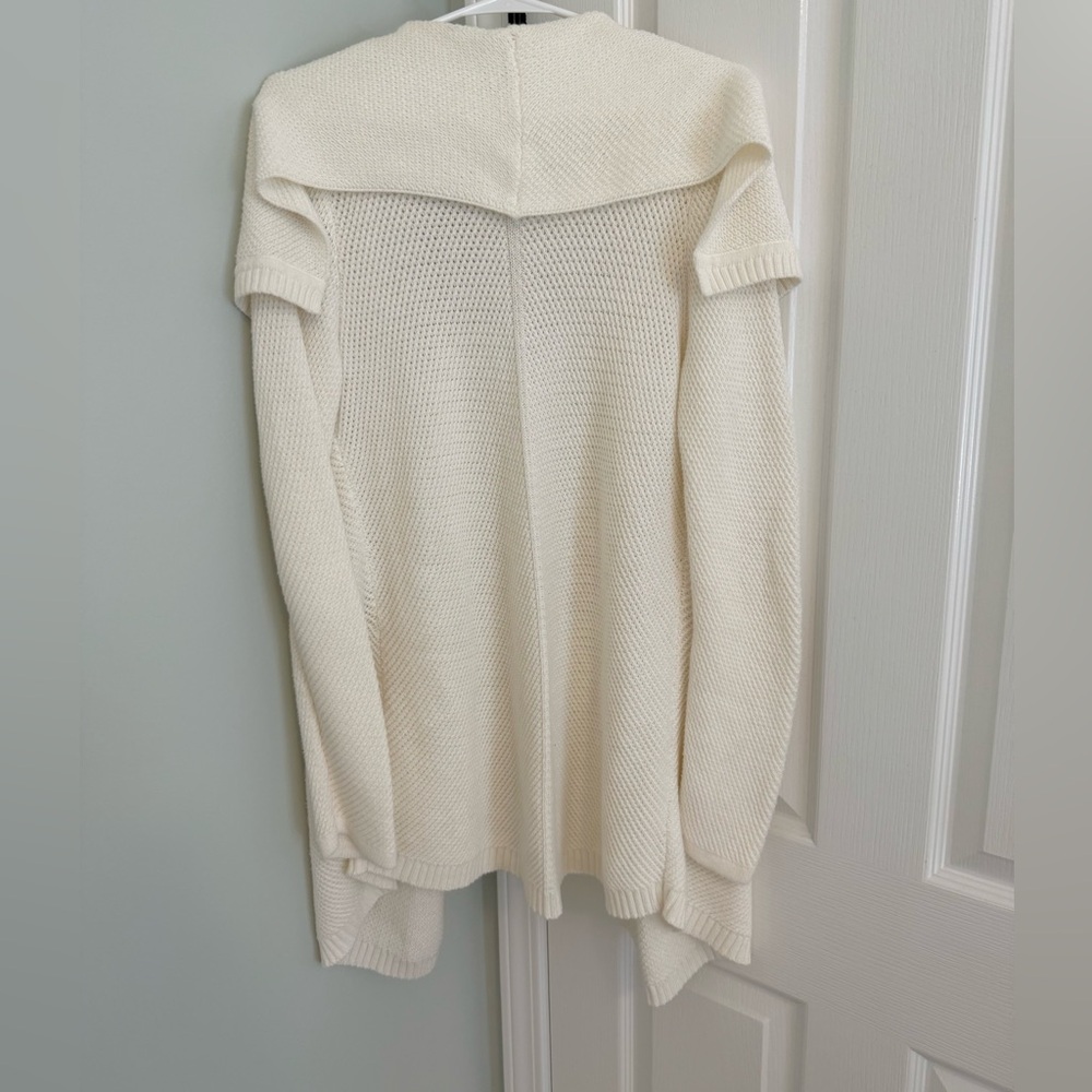 Ann Taylor Knit Long Open Drape Cardigan - size Large - Excellent Condition - Picture 3 of 9